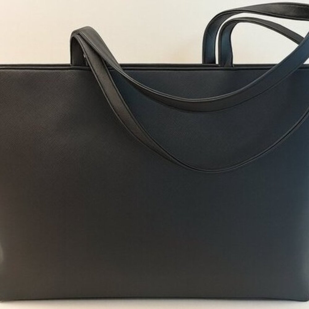 Tahari TN1769/P08 Black Saffiano Leather-style Tote- New With Tags- NWT - Picture 3 of 4